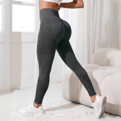 Leggings De Compression 3D Pour Femmes, Amincissants, Taille Haute, Sans Couture, Push-Up, Pantalons De Sport Opaques Pour Le Yoga Et Le Fitness