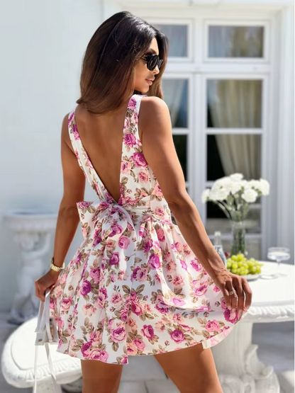 Elodie – Bloemen Mini Jurk